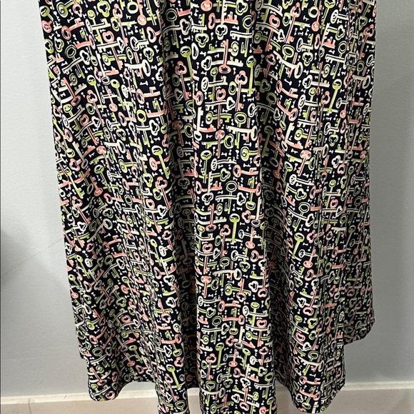 ❄️ George Stretch Key Pattern Dress Size Large - Picture 4 of 8